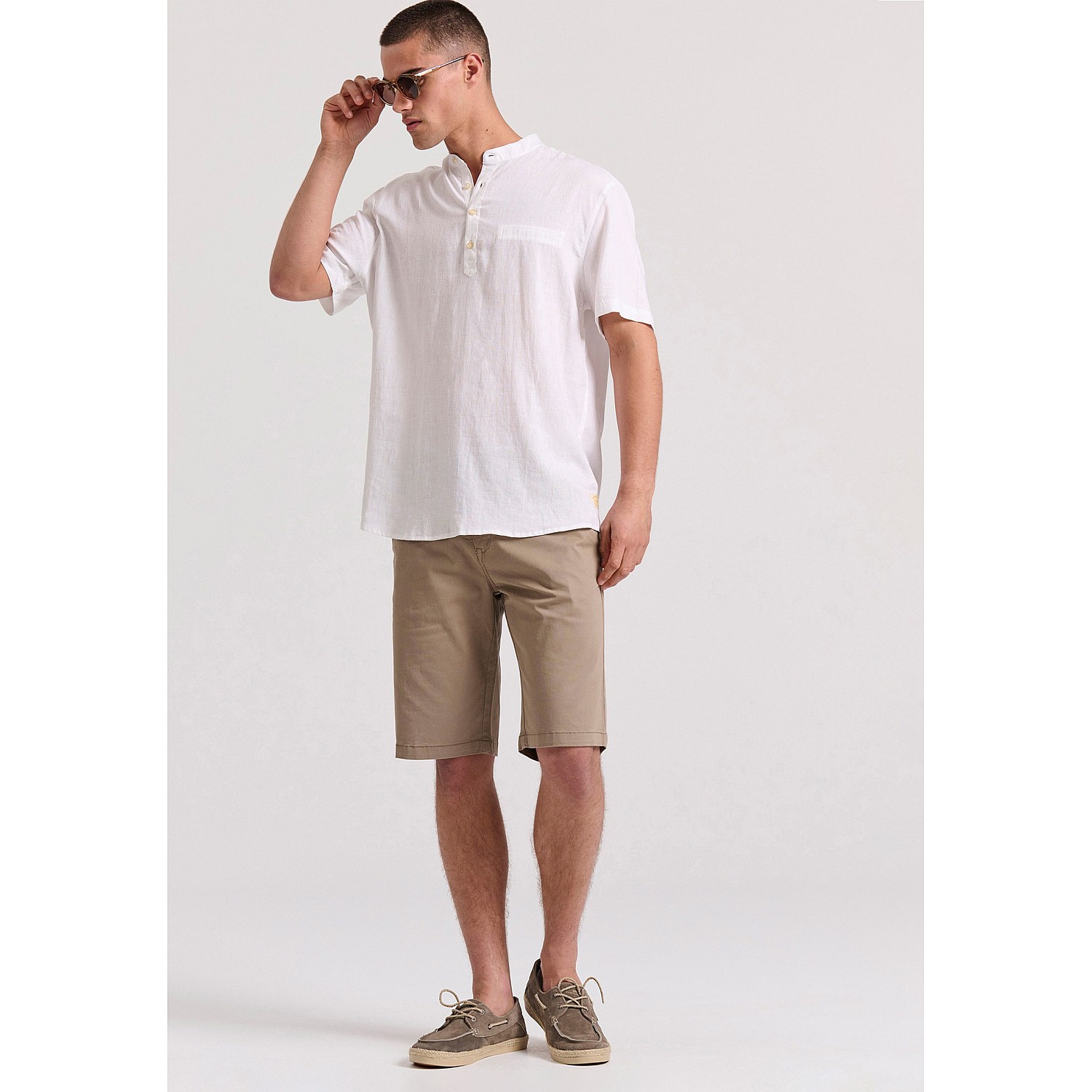 FUNKY BUDDHA Ανδρική Βερμούδα Chino FBM009-001-03