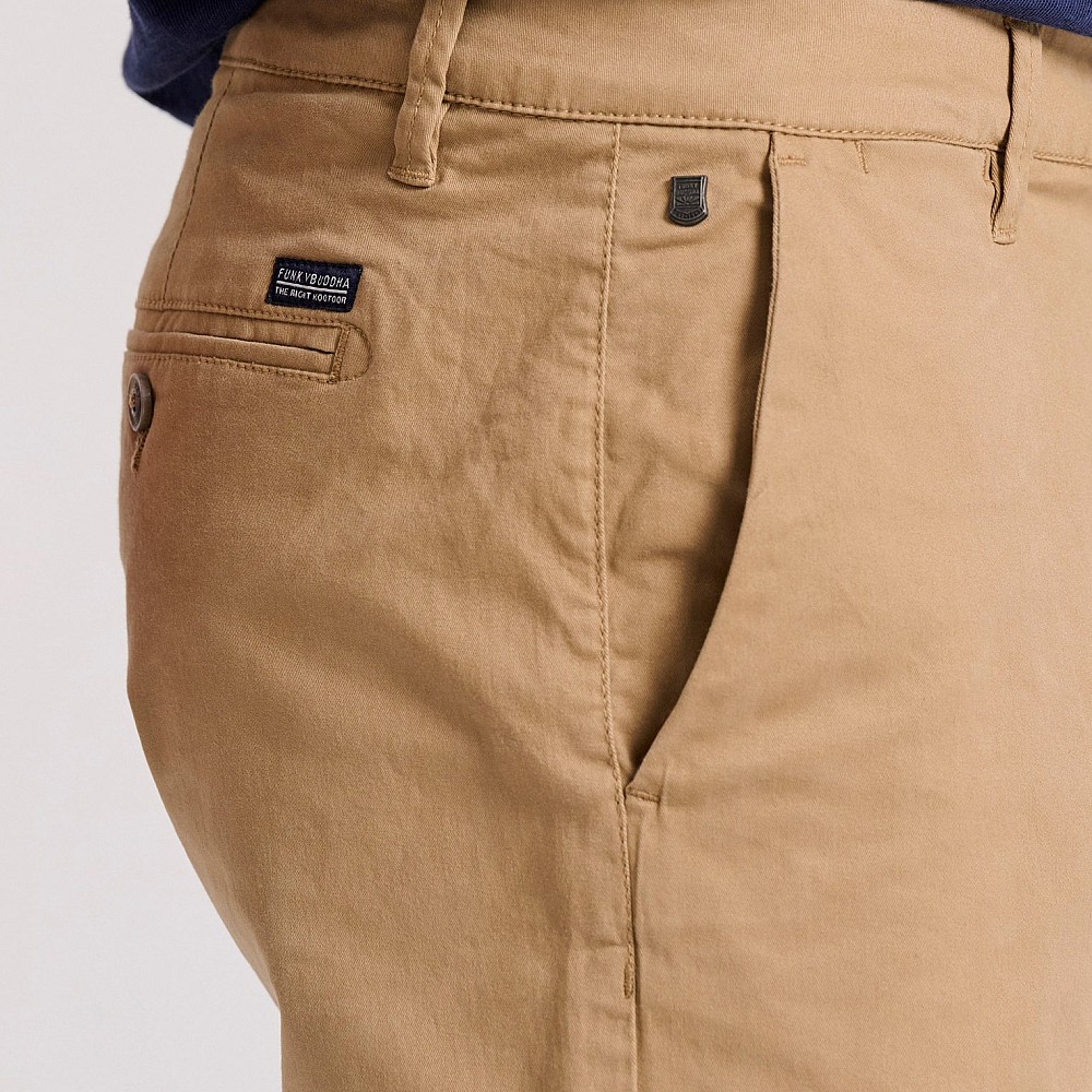 FUNKY BUDDHA Ανδρική Βερμούδα Chino FBM009-001-03