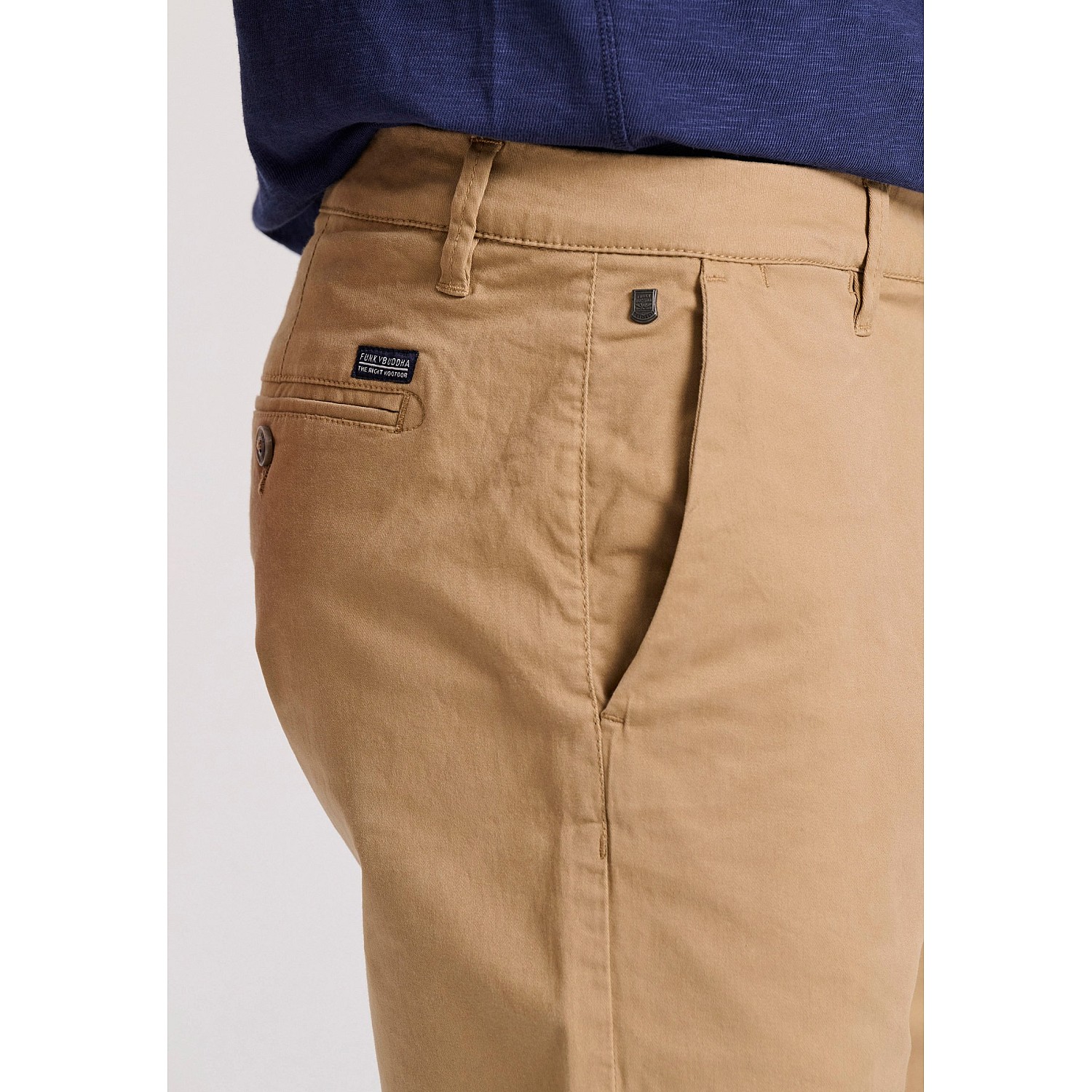 FUNKY BUDDHA Ανδρική Βερμούδα Chino FBM009-001-03