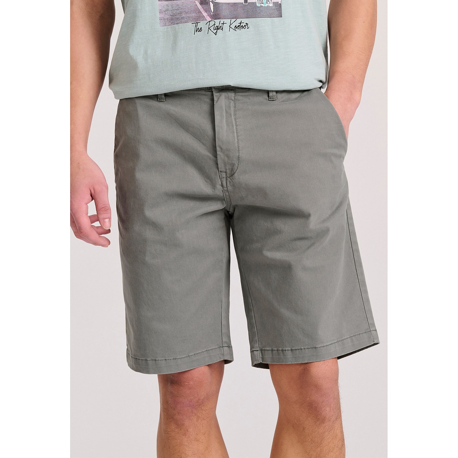 FUNKY BUDDHA Ανδρική Βερμούδα Chino FBM009-001-03