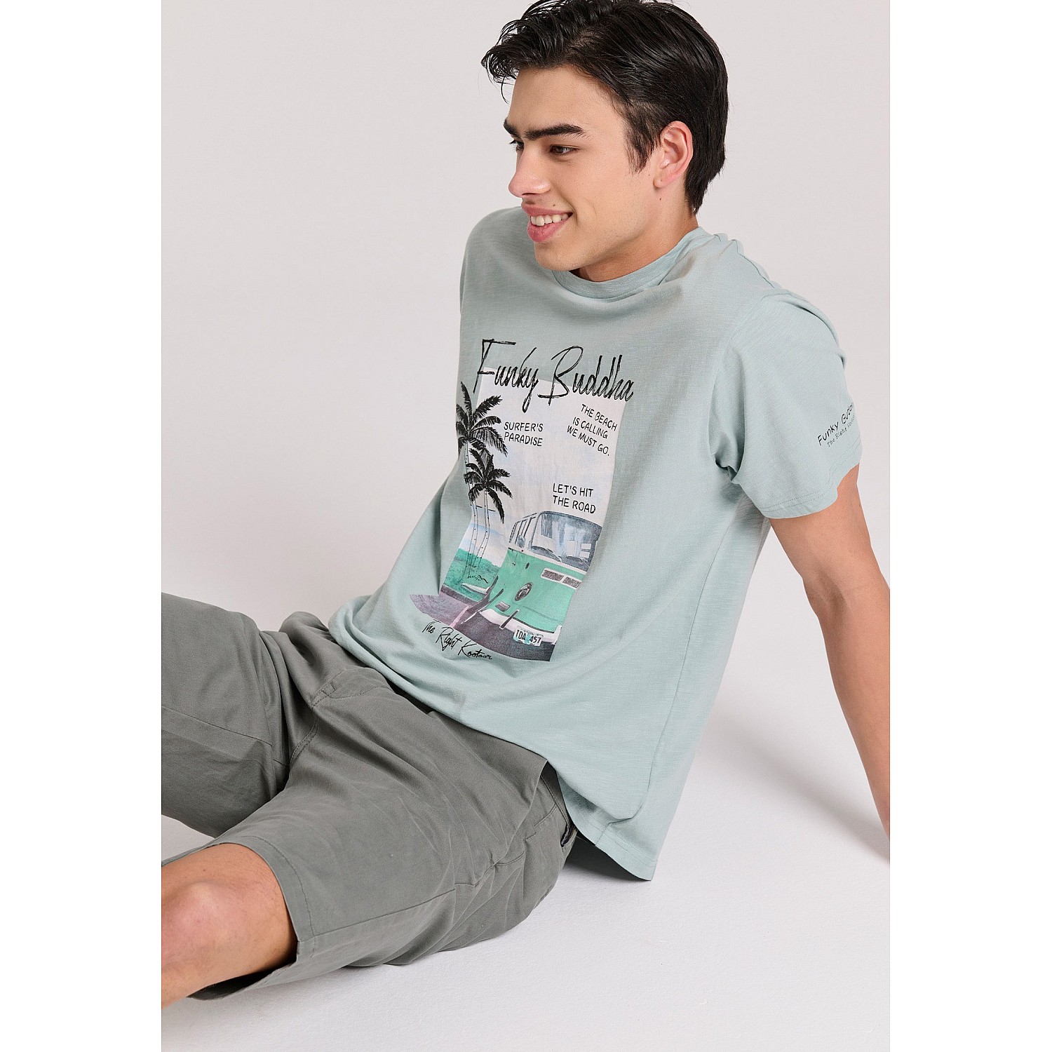 FUNKY BUDDHA Ανδρική Βερμούδα Chino FBM009-001-03