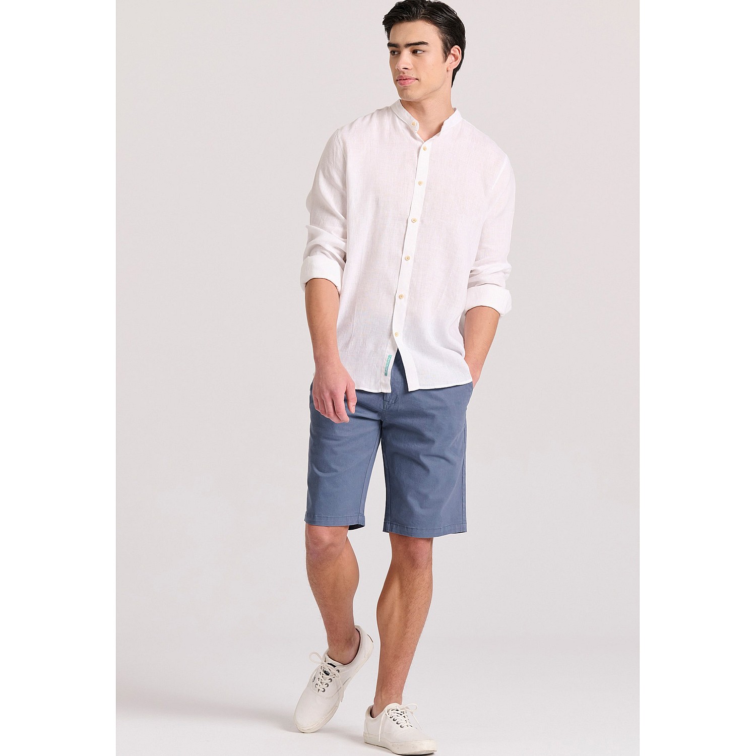 FUNKY BUDDHA Ανδρική Βερμούδα Chino FBM009-001-03