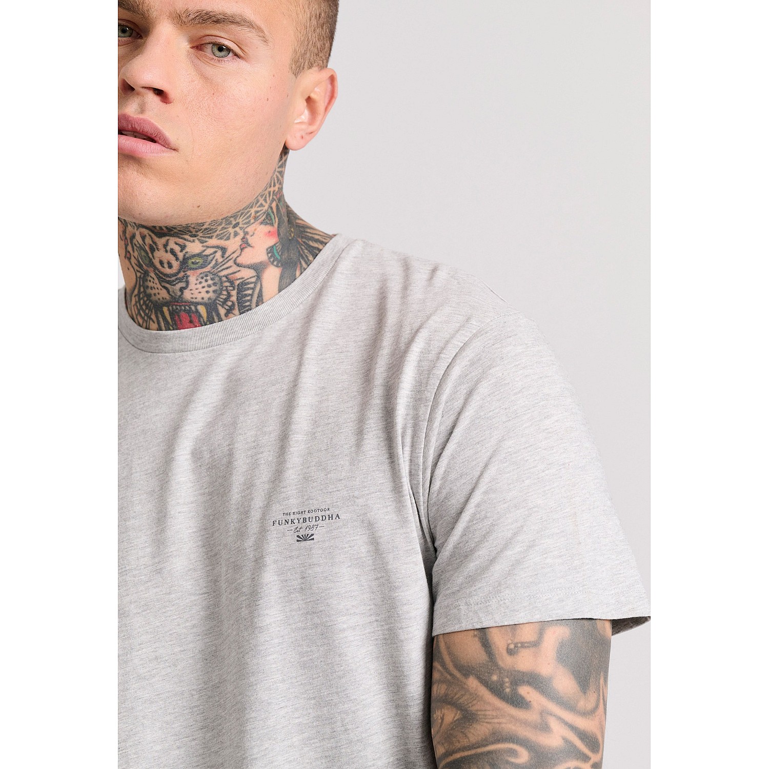 FUNKY BUDDHA Ανδρικό T-Shirt FBM009-001-04