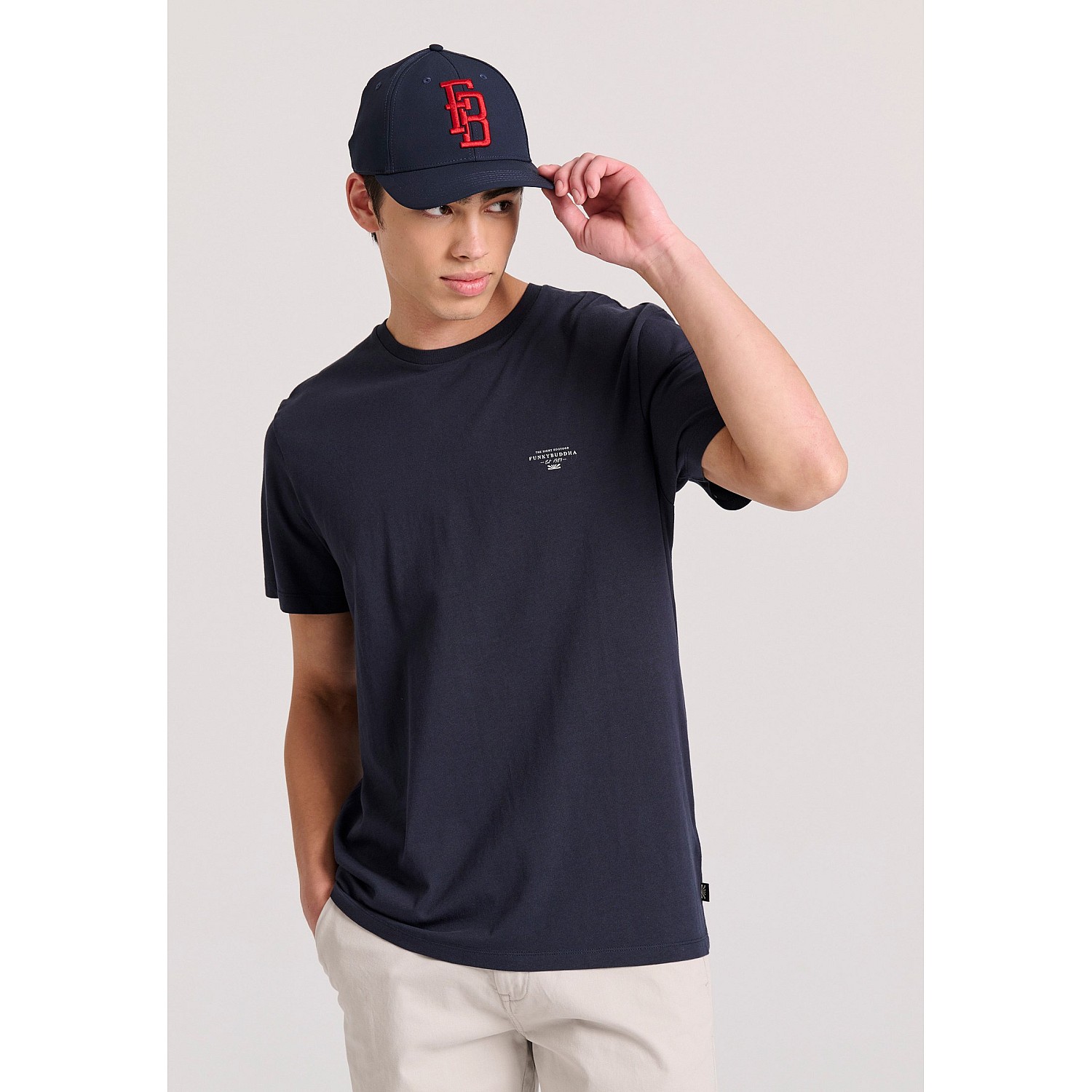 FUNKY BUDDHA Ανδρικό T-Shirt FBM009-001-04