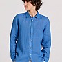 FUNKY BUDDHA Ανδρικό Garment Dyed Λινό Πουκάμισο FBM009-001-05