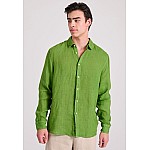 FUNKY BUDDHA Ανδρικό Garment Dyed Λινό Πουκάμισο FBM009-001-05