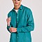 FUNKY BUDDHA Ανδρικό Garment Dyed Λινό Πουκάμισο FBM009-001-05