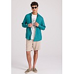 FUNKY BUDDHA Ανδρικό Garment Dyed Λινό Πουκάμισο FBM009-001-05