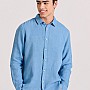 FUNKY BUDDHA Ανδρικό Garment Dyed Λινό Πουκάμισο FBM009-001-05