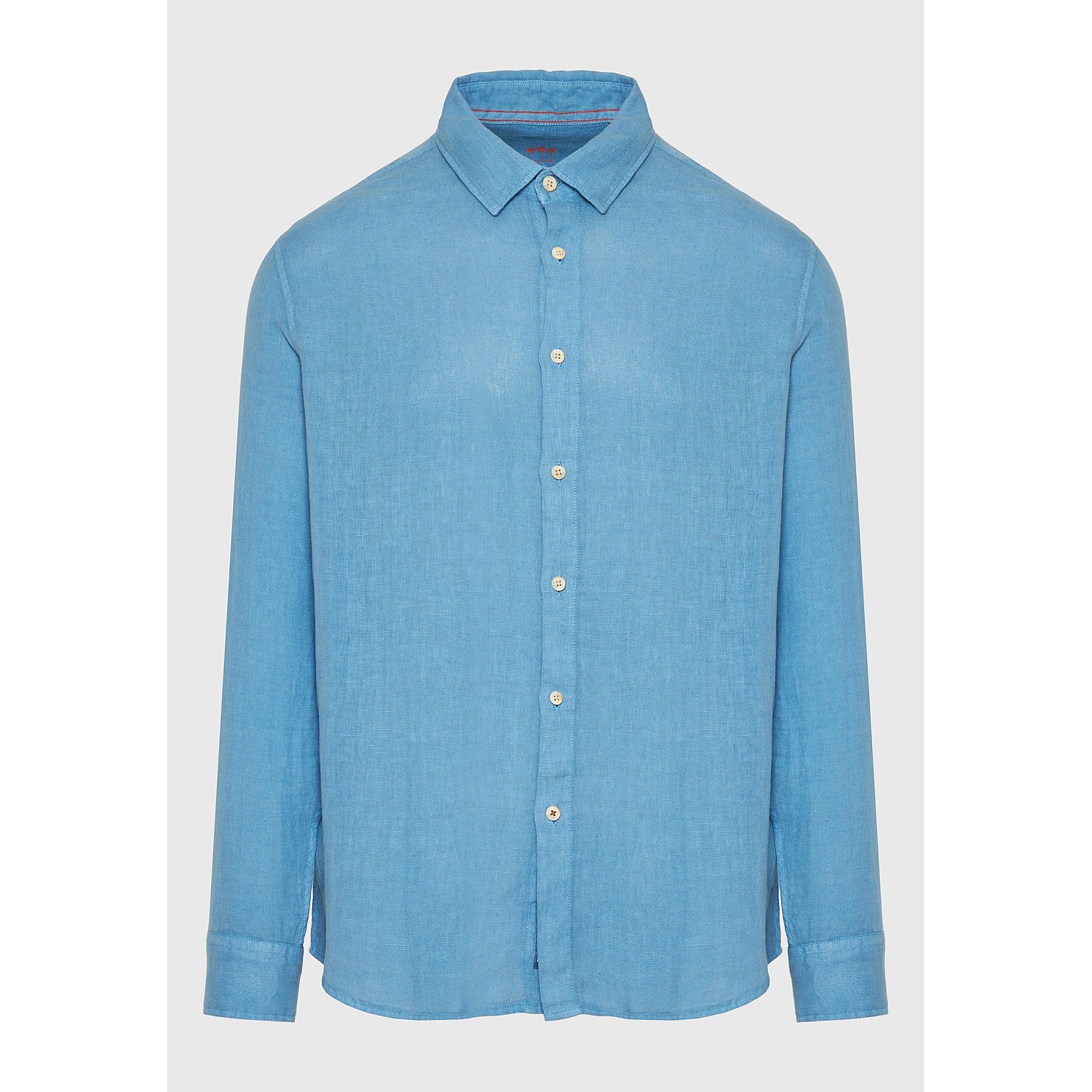FUNKY BUDDHA Ανδρικό Garment Dyed Λινό Πουκάμισο FBM009-001-05