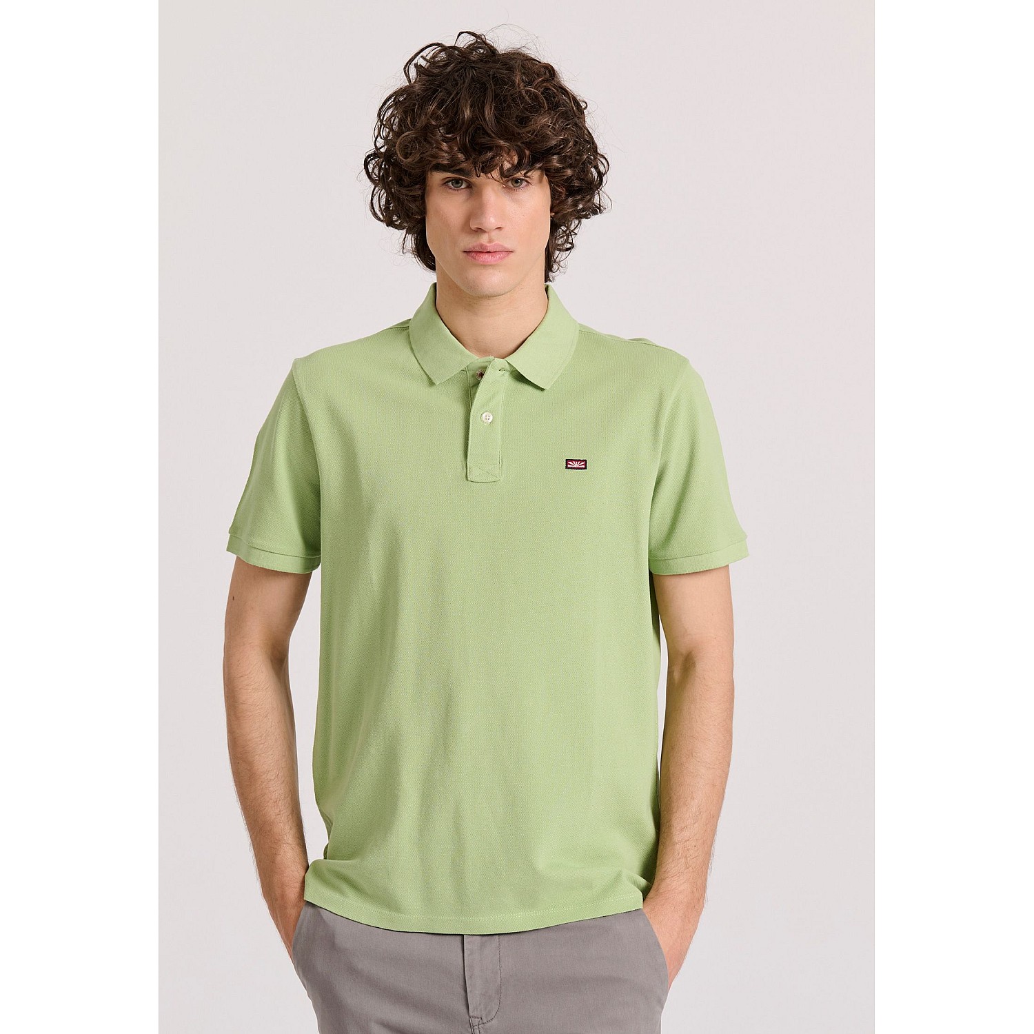 FUNKY BUDDHA Ανδρική Polo Μπλούζα FBM009-001-11