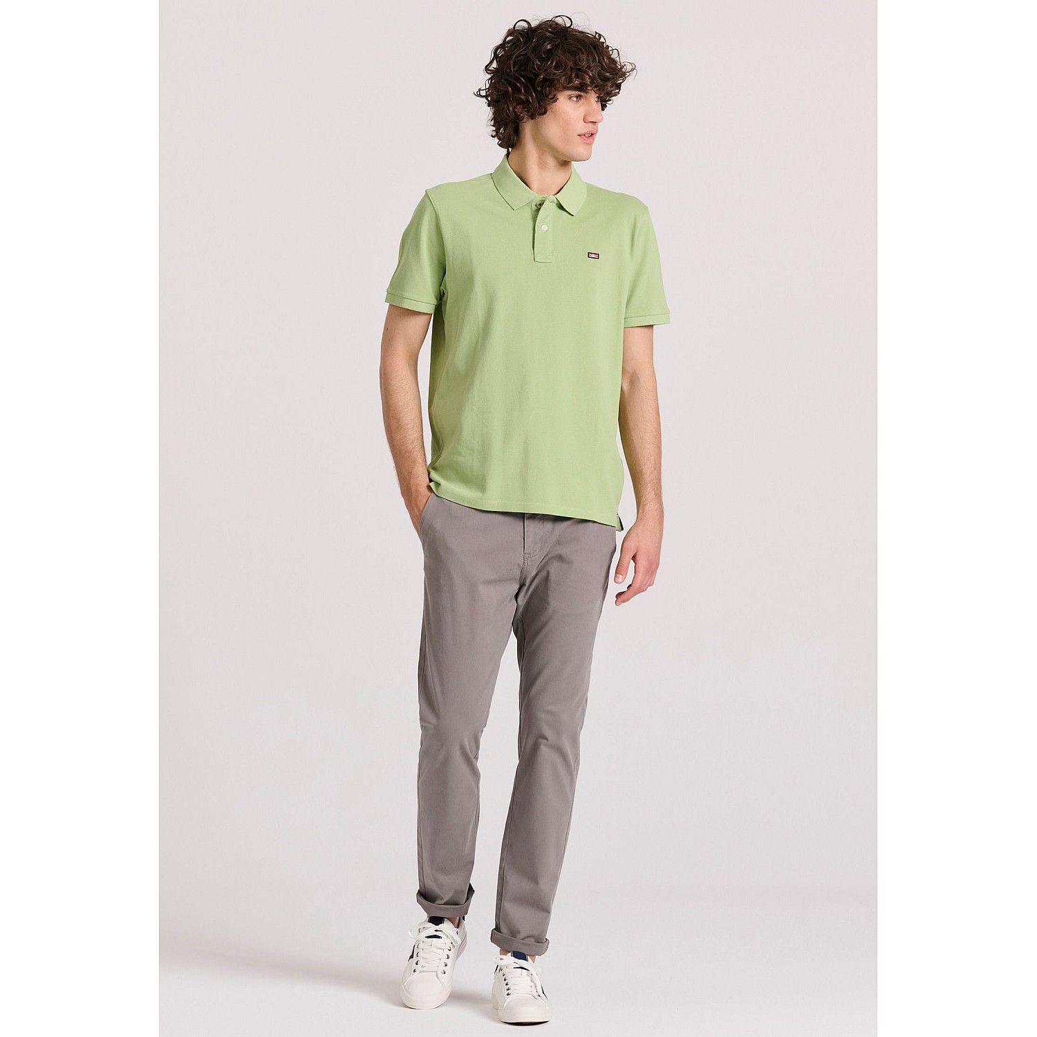 FUNKY BUDDHA Ανδρική Polo Μπλούζα FBM009-001-11