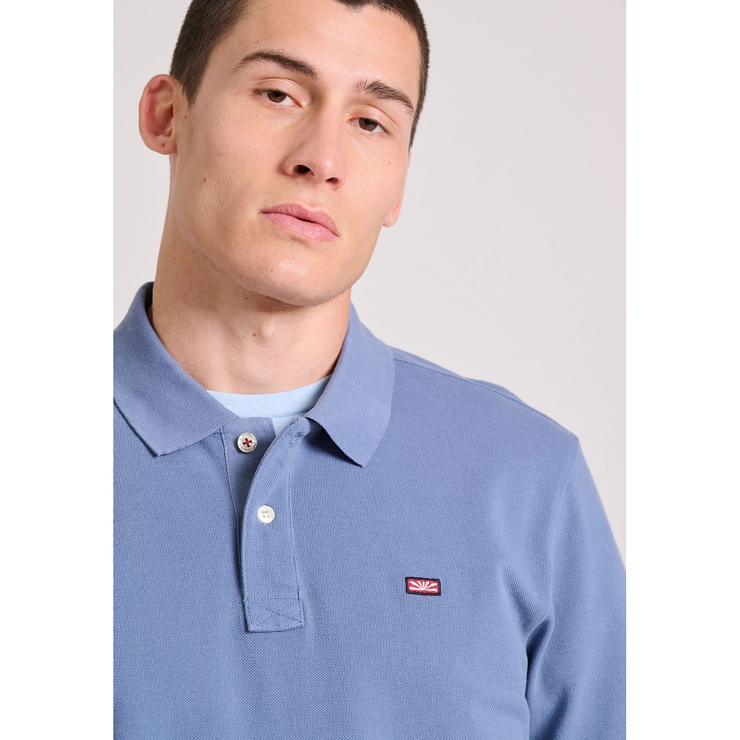 FUNKY BUDDHA Ανδρική Polo Μπλούζα FBM009-001-11