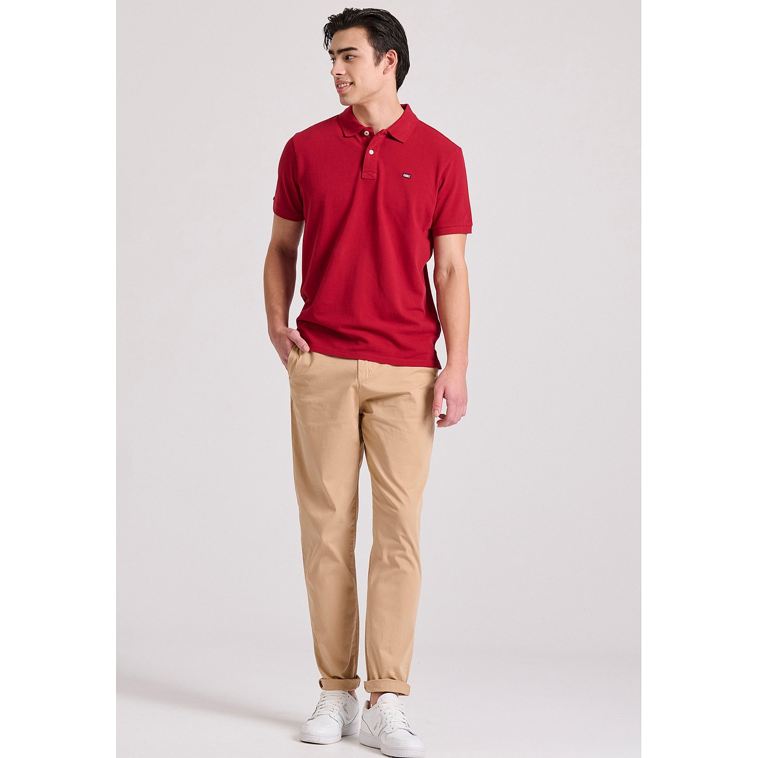 FUNKY BUDDHA Ανδρική Polo Μπλούζα FBM009-001-11