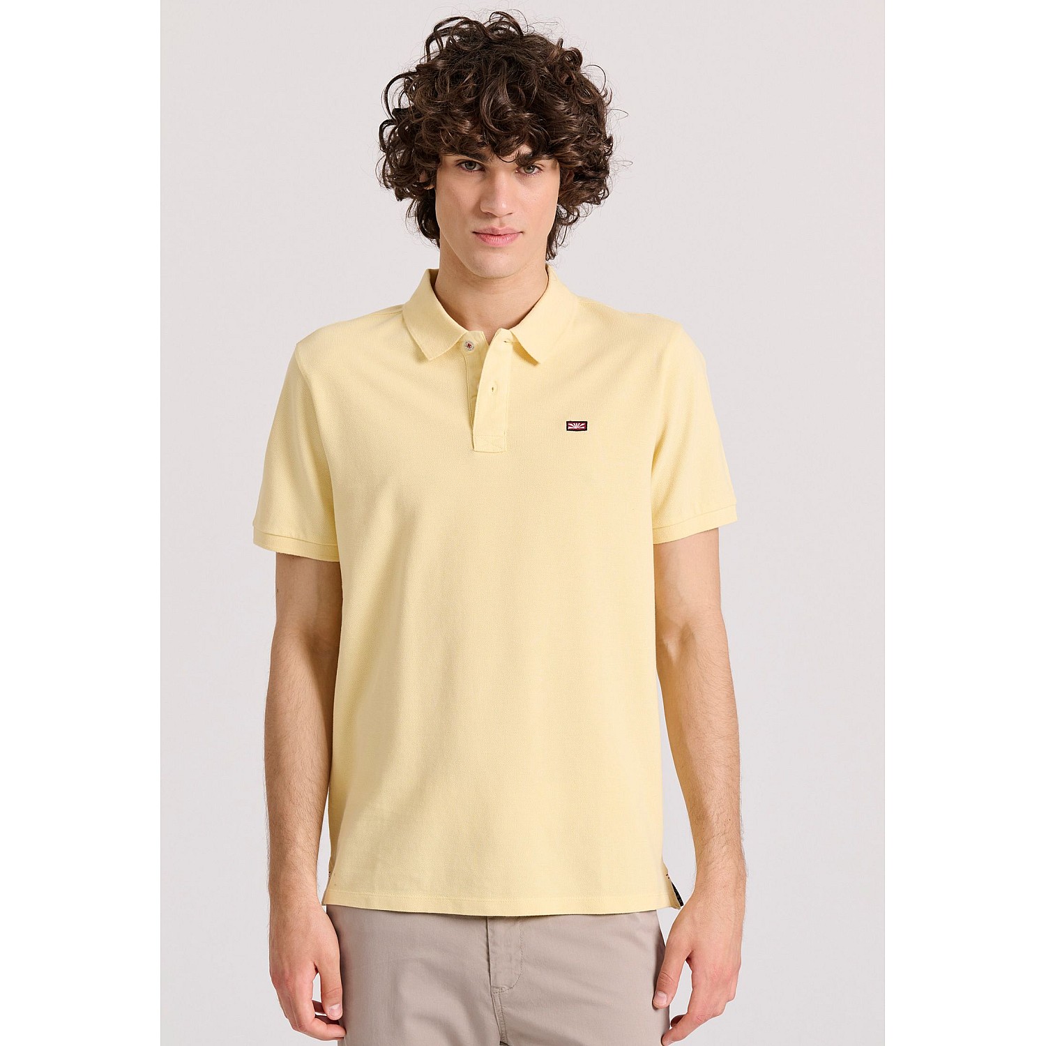 FUNKY BUDDHA Ανδρική Polo Μπλούζα FBM009-001-11