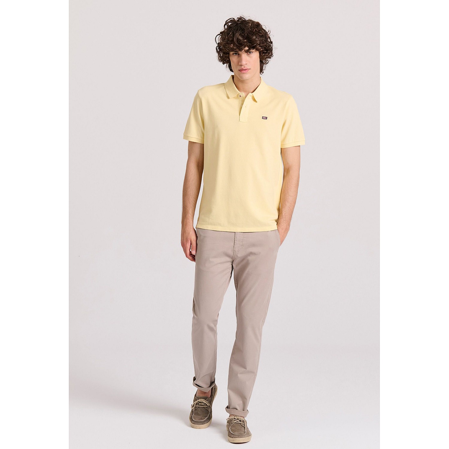 FUNKY BUDDHA Ανδρική Polo Μπλούζα FBM009-001-11