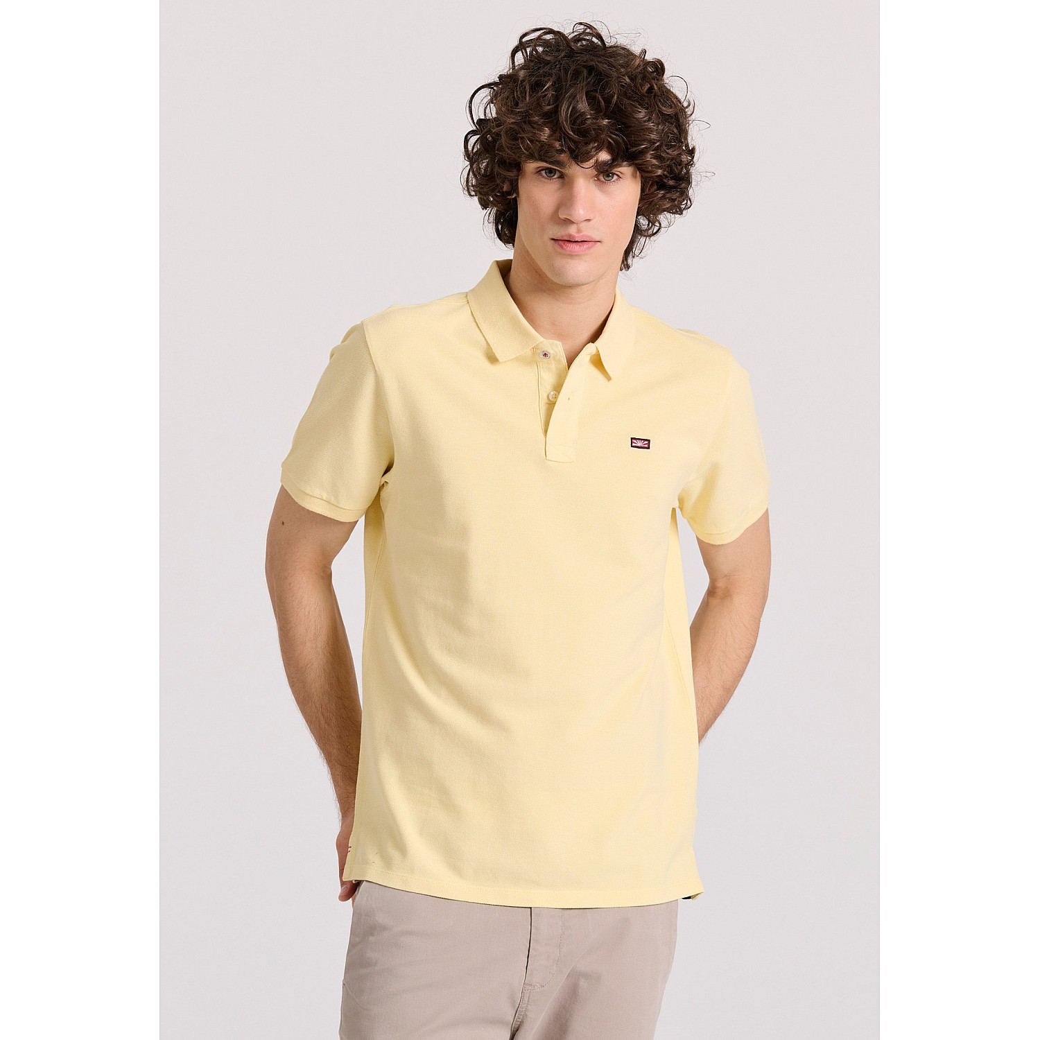 FUNKY BUDDHA Ανδρική Polo Μπλούζα FBM009-001-11