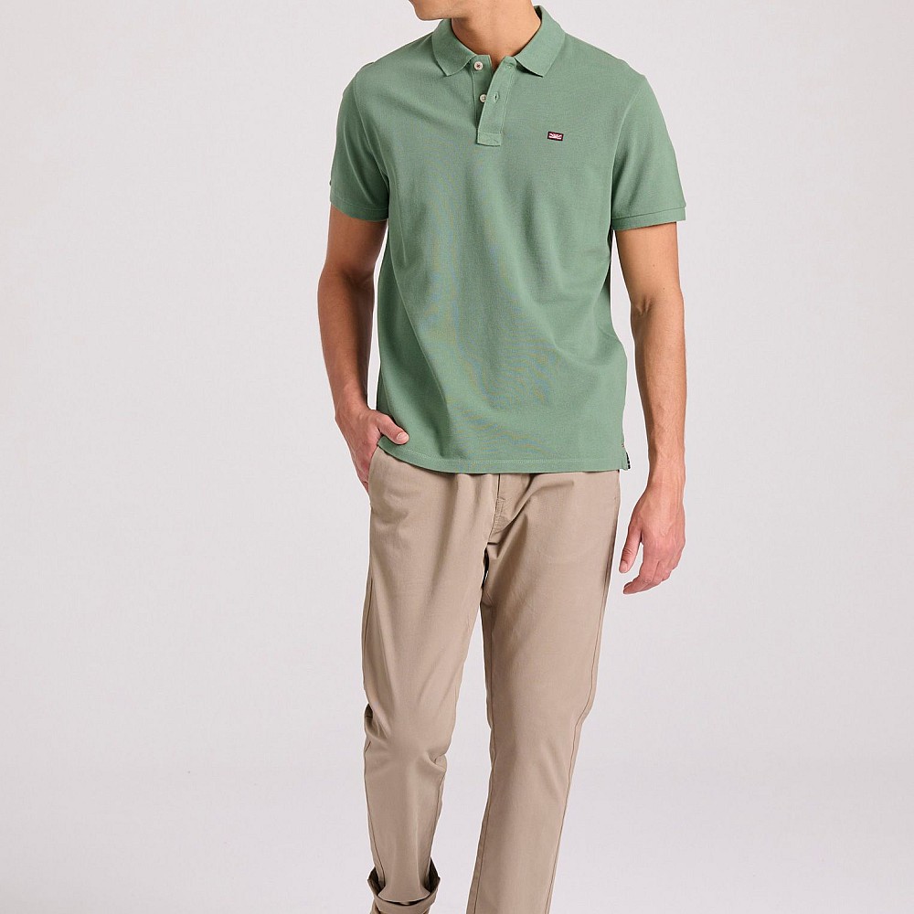 FUNKY BUDDHA Ανδρική Polo Μπλούζα FBM009-001-11