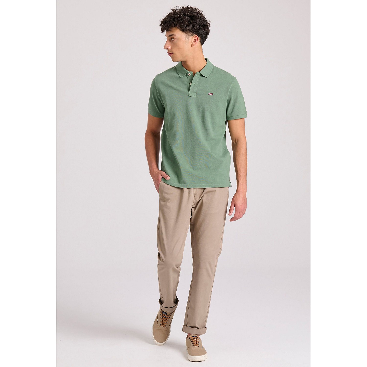 FUNKY BUDDHA Ανδρική Polo Μπλούζα FBM009-001-11