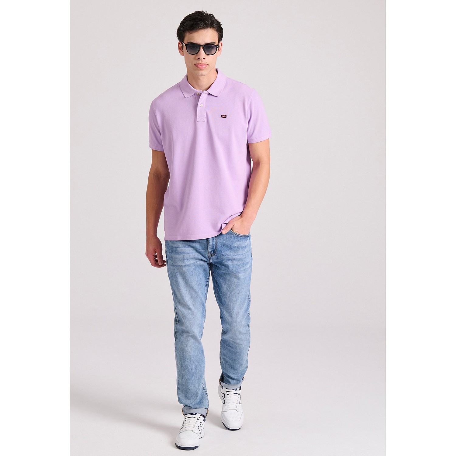 FUNKY BUDDHA Ανδρική Polo Μπλούζα FBM009-001-11