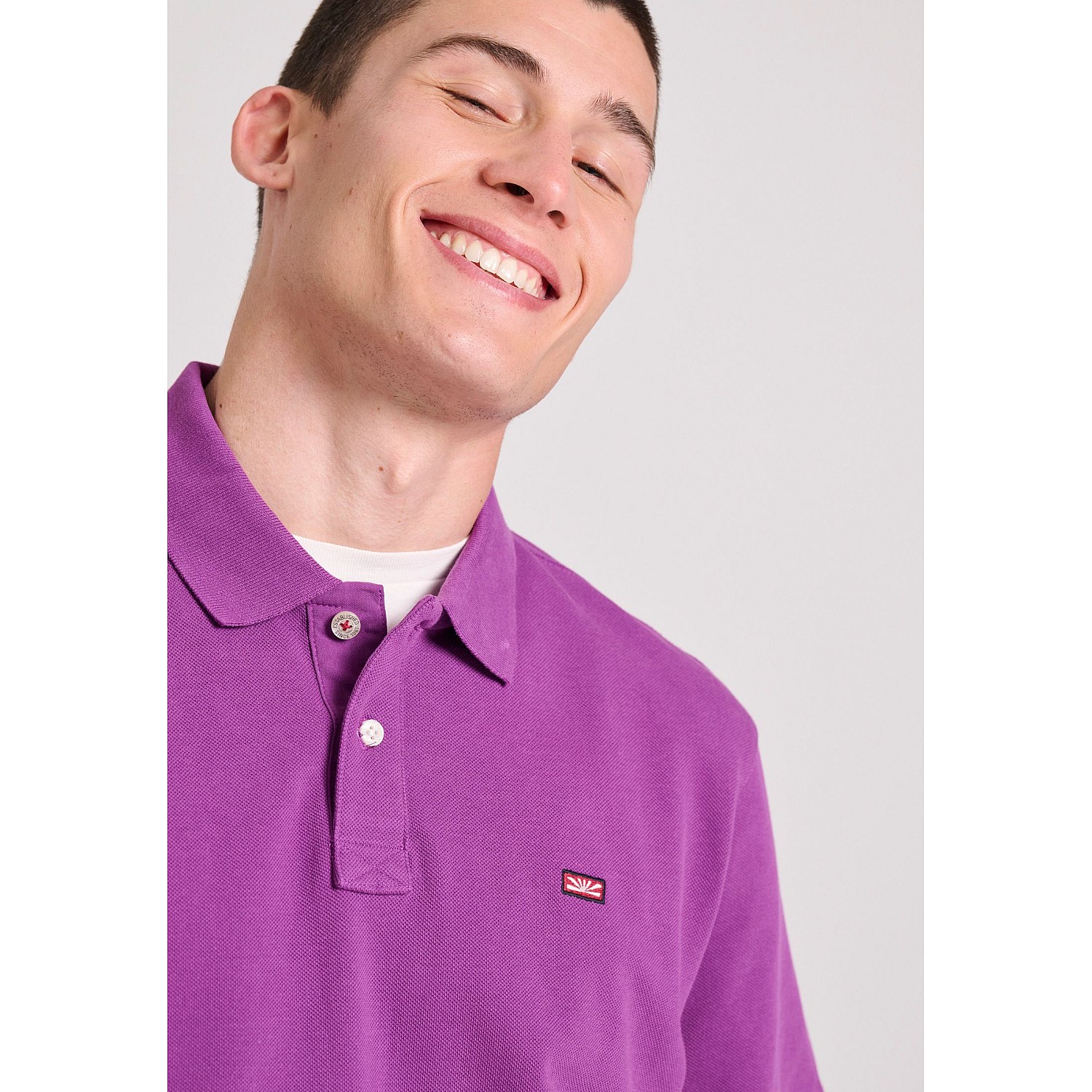 FUNKY BUDDHA Ανδρική Polo Μπλούζα FBM009-001-11