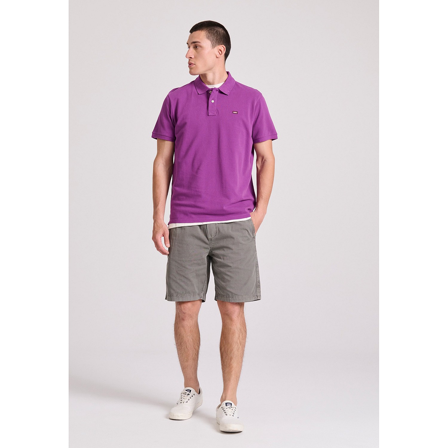 FUNKY BUDDHA Ανδρική Polo Μπλούζα FBM009-001-11