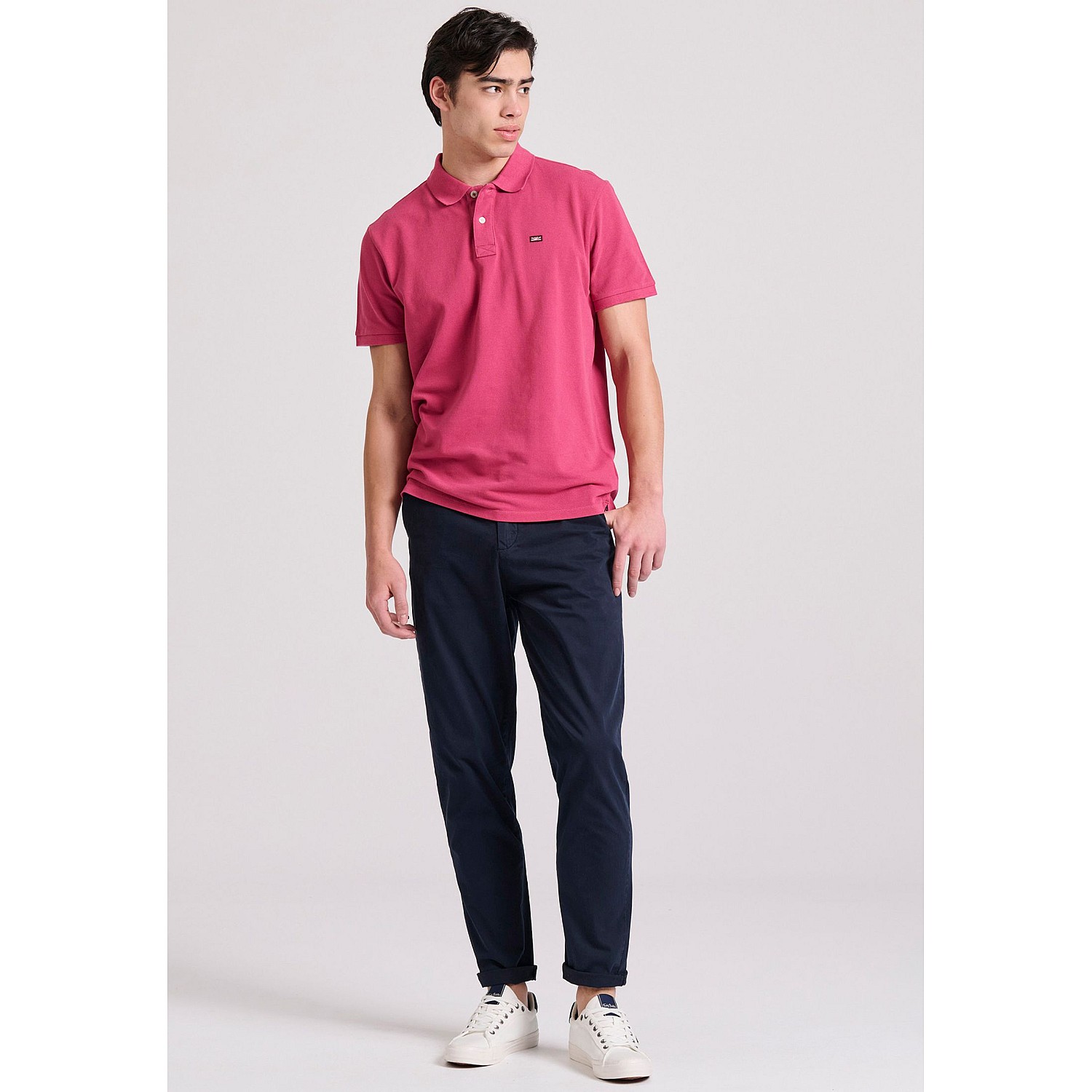 FUNKY BUDDHA Ανδρική Polo Μπλούζα FBM009-001-11