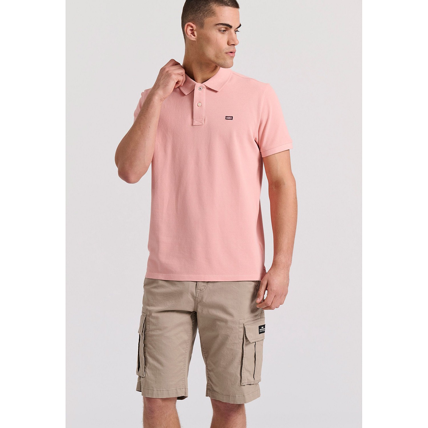 FUNKY BUDDHA Ανδρική Polo Μπλούζα FBM009-001-11