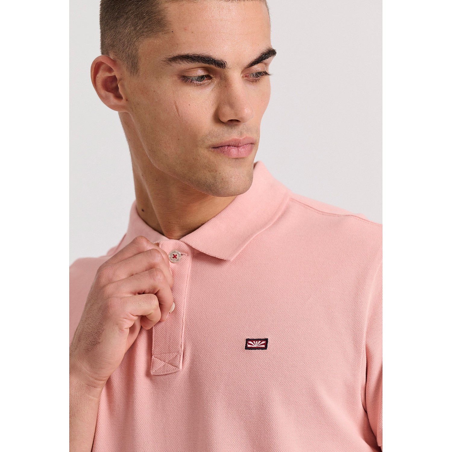 FUNKY BUDDHA Ανδρική Polo Μπλούζα FBM009-001-11