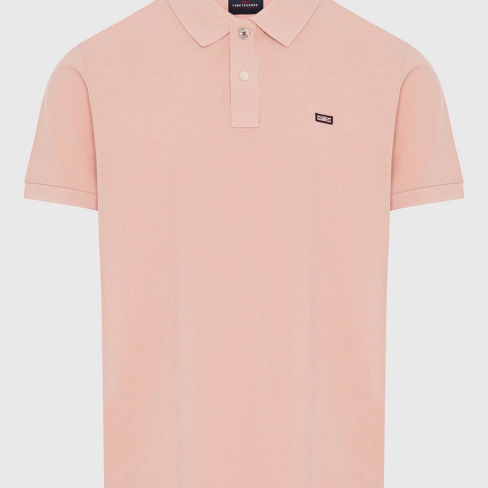 FUNKY BUDDHA Ανδρική Polo Μπλούζα FBM009-001-11