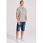 FUNKY BUDDHA Ανδρική Polo Μπλούζα FBM009-001-11