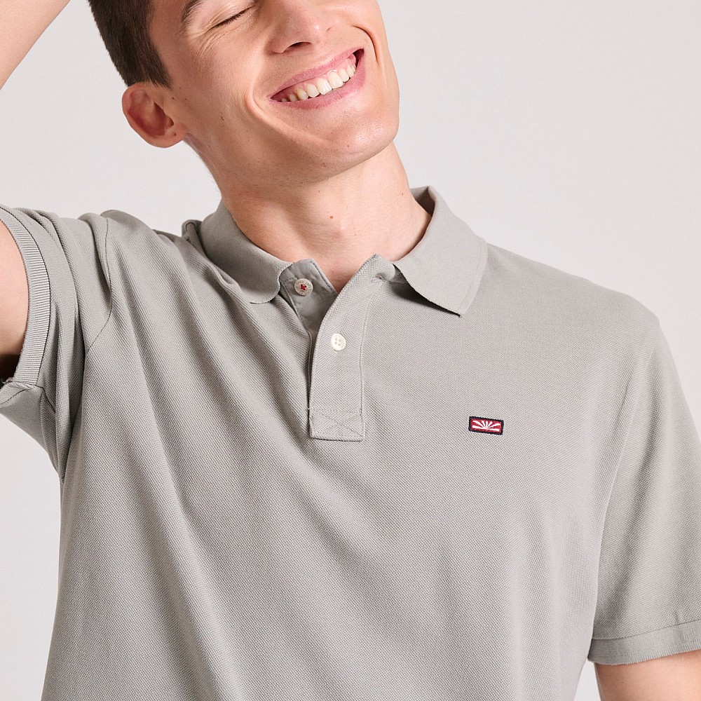 FUNKY BUDDHA Ανδρική Polo Μπλούζα FBM009-001-11