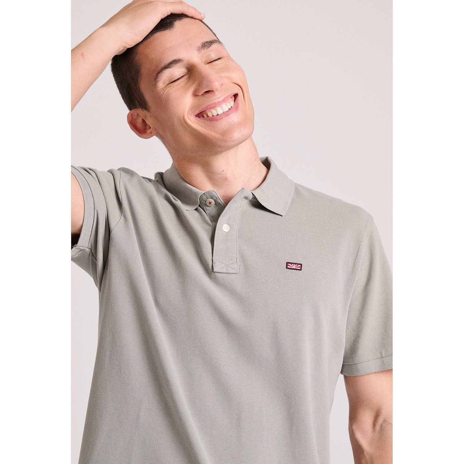 FUNKY BUDDHA Ανδρική Polo Μπλούζα FBM009-001-11