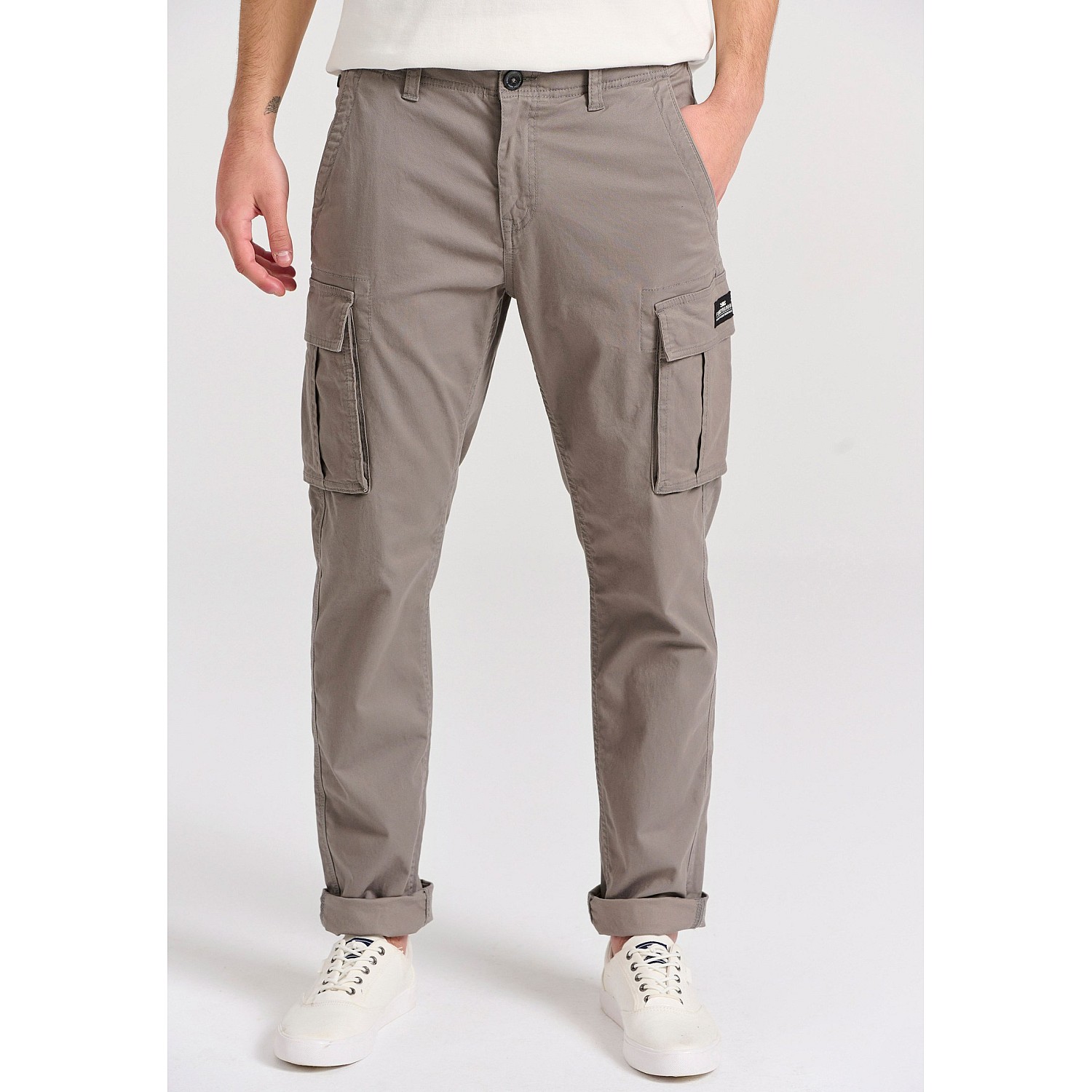 FUNKY BUDDHA Ανδρικό Comfort Cargo Παντελόνι FBM009-002-02