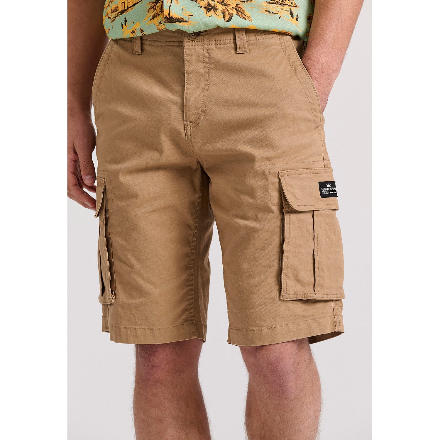 FUNKY BUDDHA Ανδρική Cargo ΒερμούδαFBM009-002-03