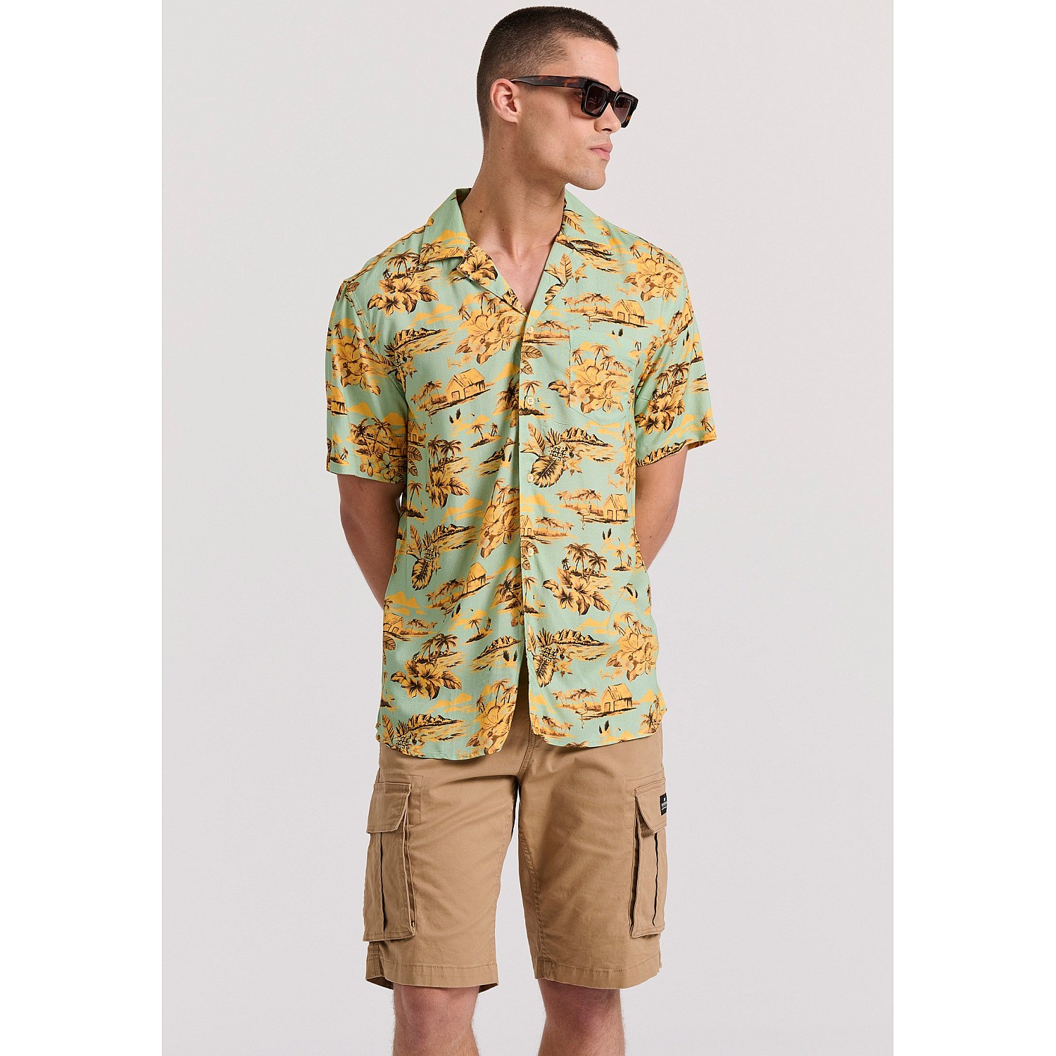 FUNKY BUDDHA Ανδρική Cargo ΒερμούδαFBM009-002-03