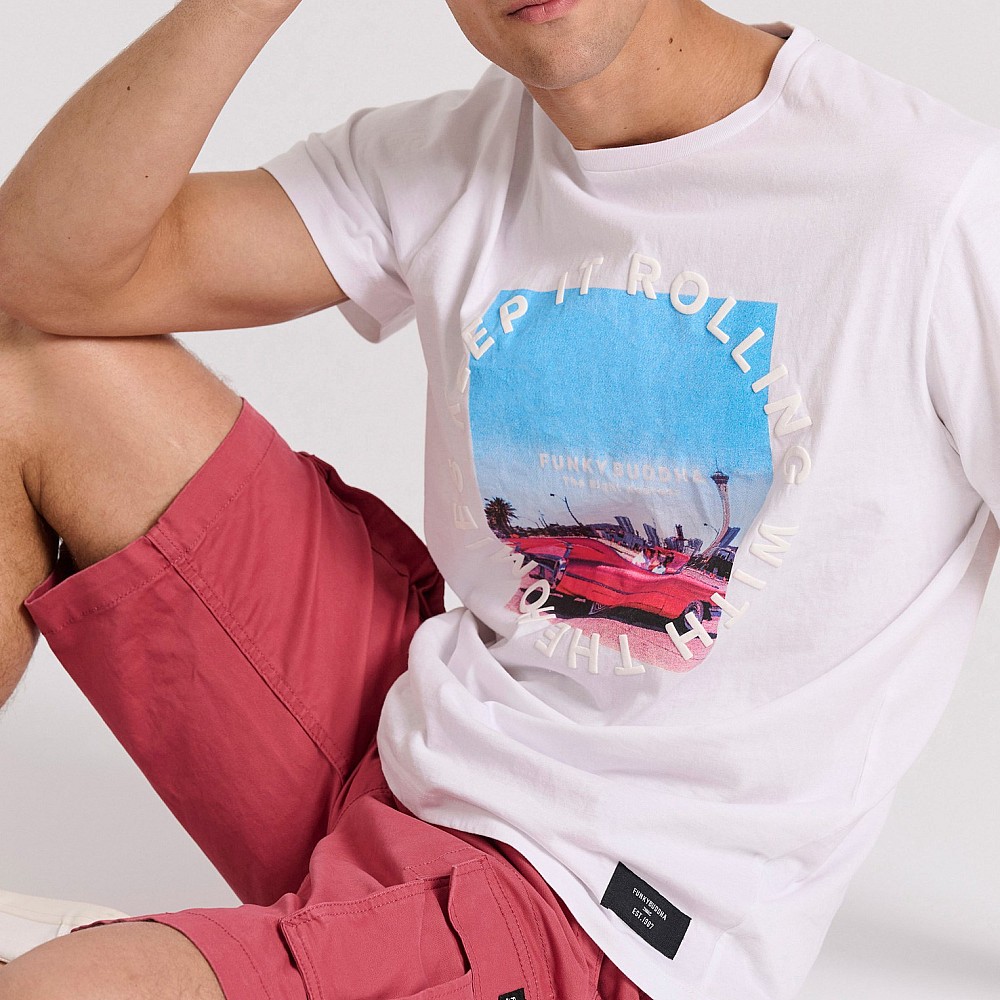 FUNKY BUDDHA Ανδρική Cargo ΒερμούδαFBM009-002-03