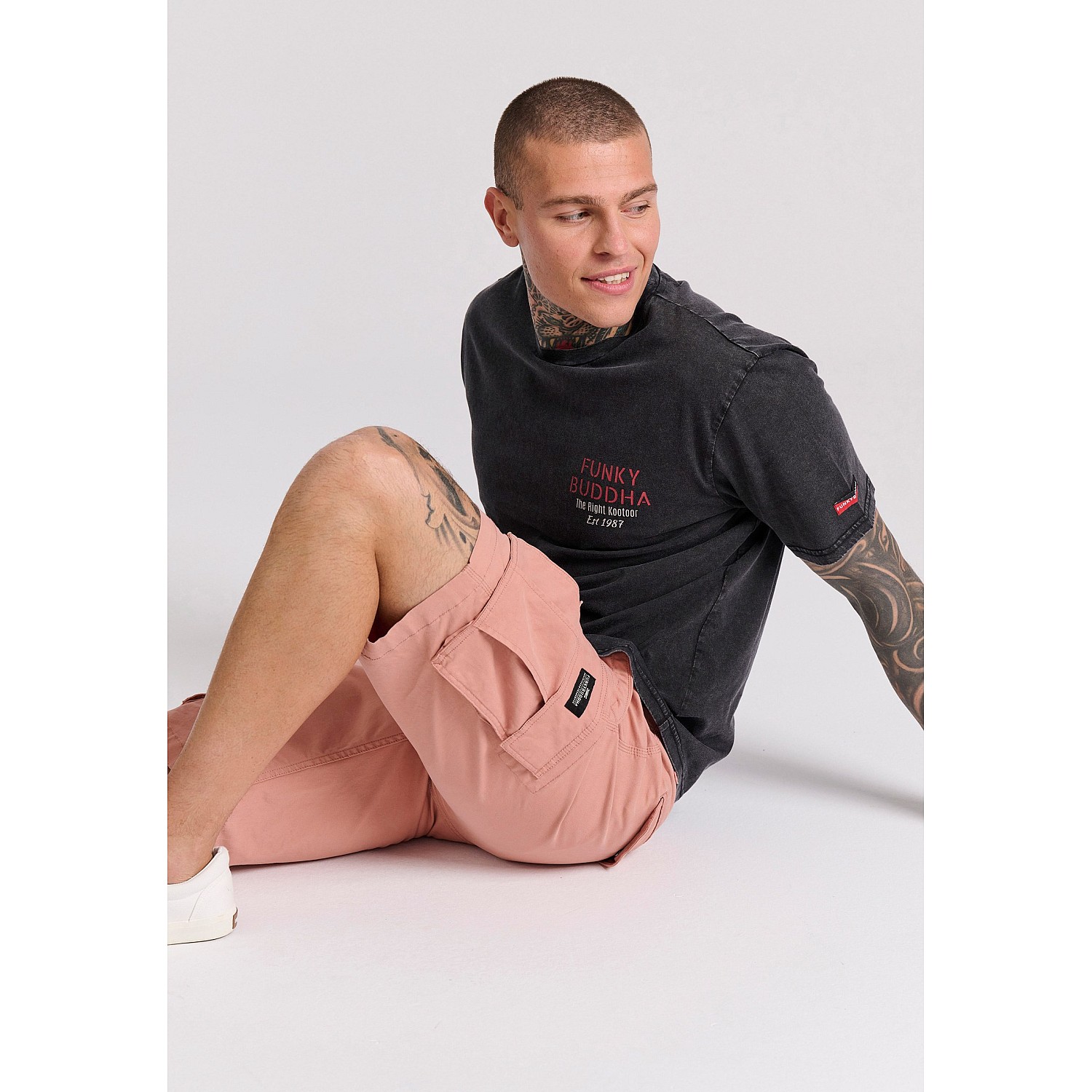 FUNKY BUDDHA Ανδρική Cargo ΒερμούδαFBM009-002-03