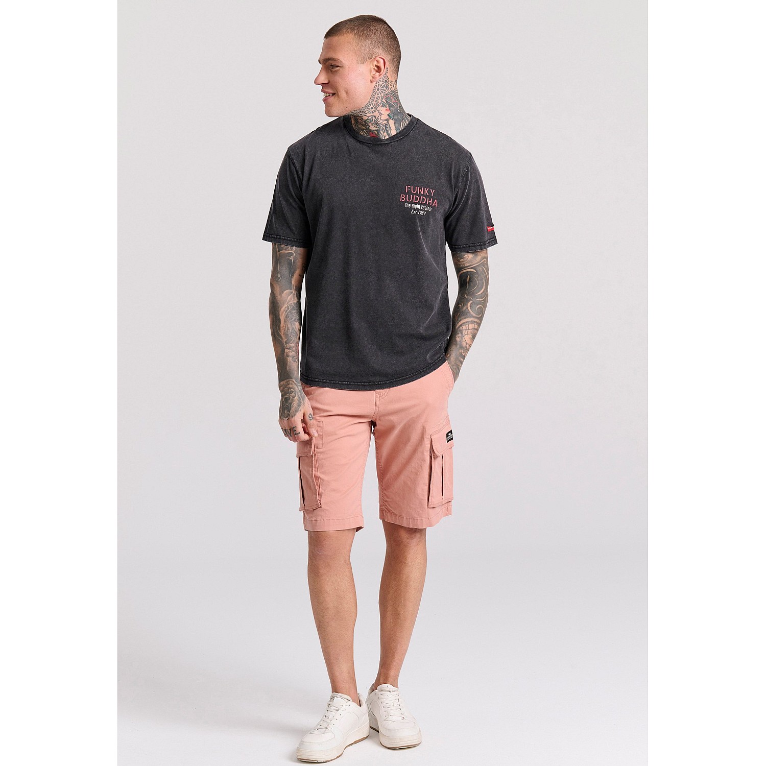 FUNKY BUDDHA Ανδρική Cargo ΒερμούδαFBM009-002-03