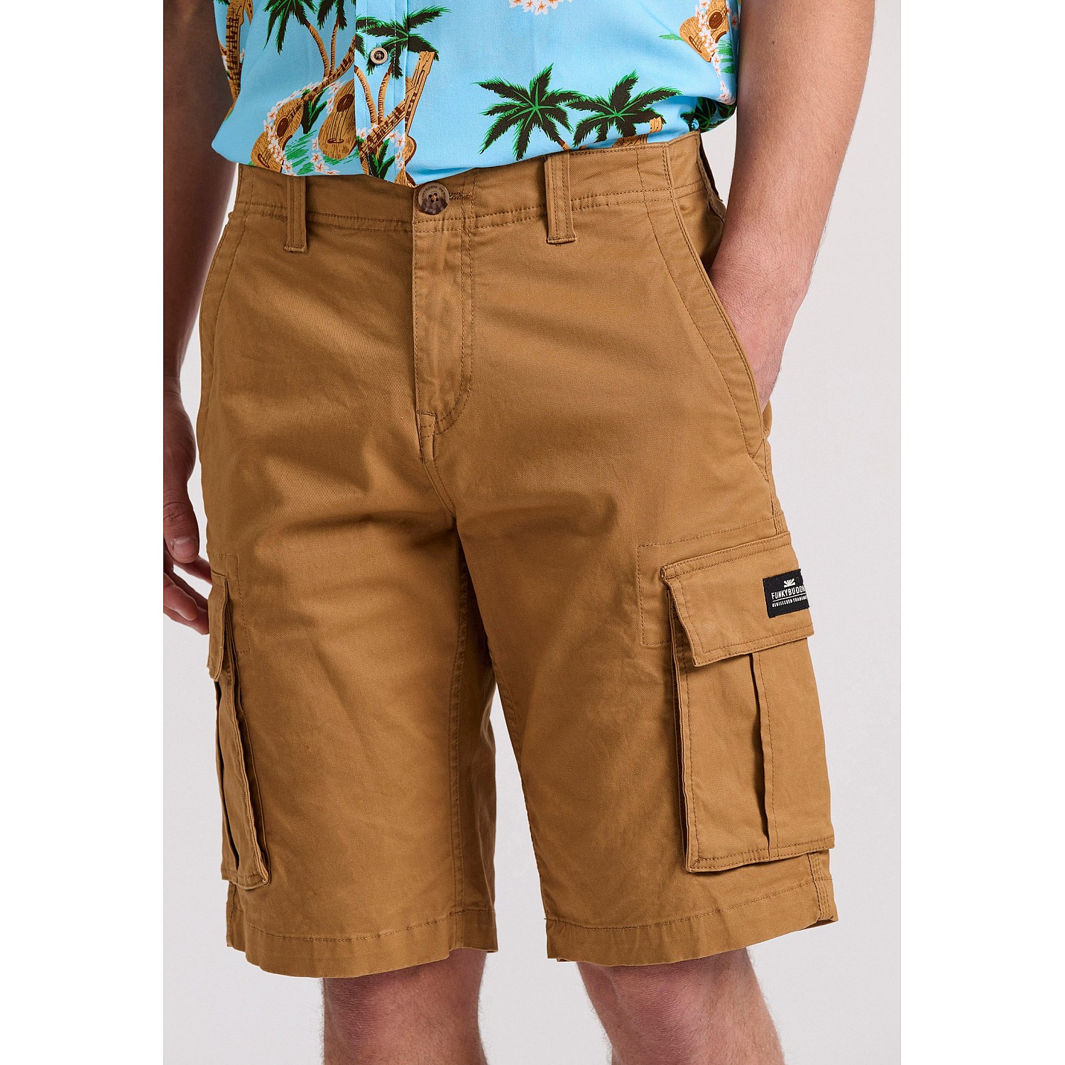 FUNKY BUDDHA Ανδρική Cargo ΒερμούδαFBM009-002-03