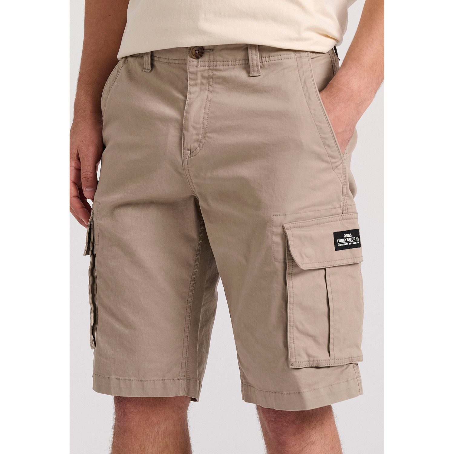 FUNKY BUDDHA Ανδρική Cargo ΒερμούδαFBM009-002-03