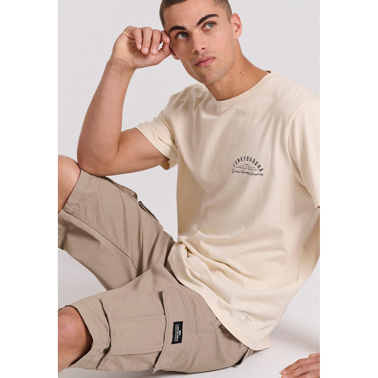 FUNKY BUDDHA Ανδρική Cargo ΒερμούδαFBM009-002-03