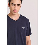 FUNKY BUDDHA Ανδρικό V-Neck T-Shirt FBM009-002-04