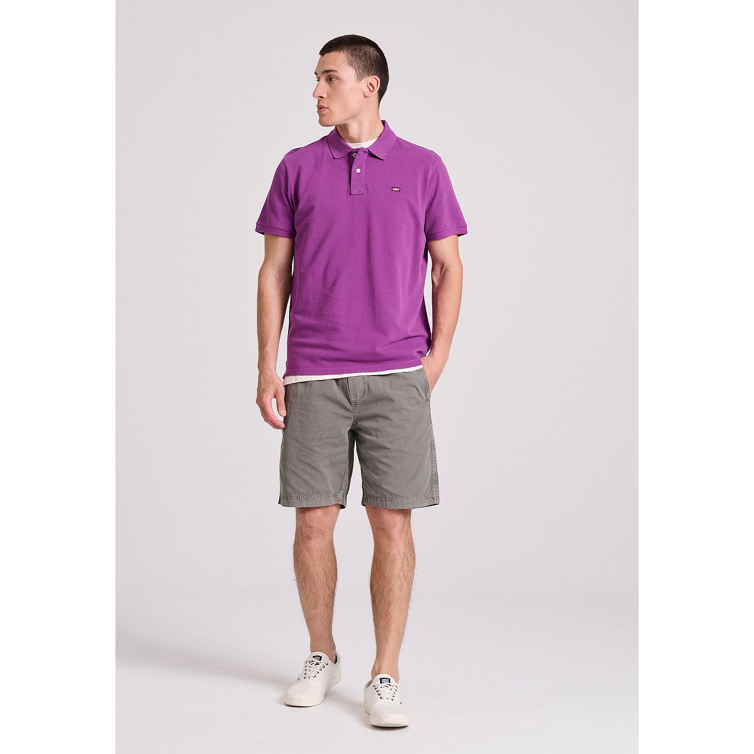 FUNKY BUDDHA Ανδρική Polo Μπλούζα FBM009-001-11
