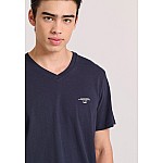FUNKY BUDDHA Ανδρικό V-Neck T-Shirt FBM009-002-04