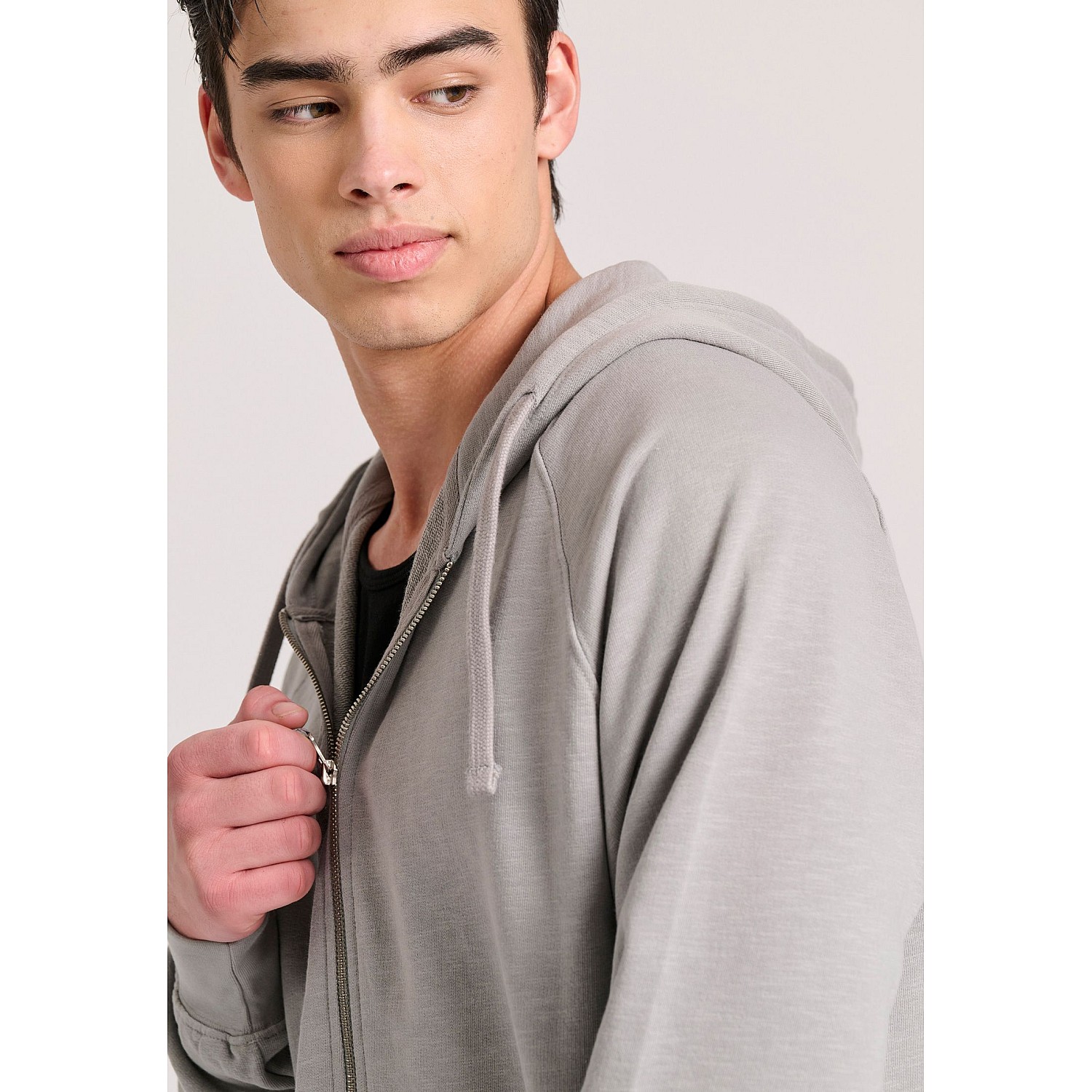 Ανδρική Relaxed Fit Φούτερ Ζακέτα FBM009-003-06