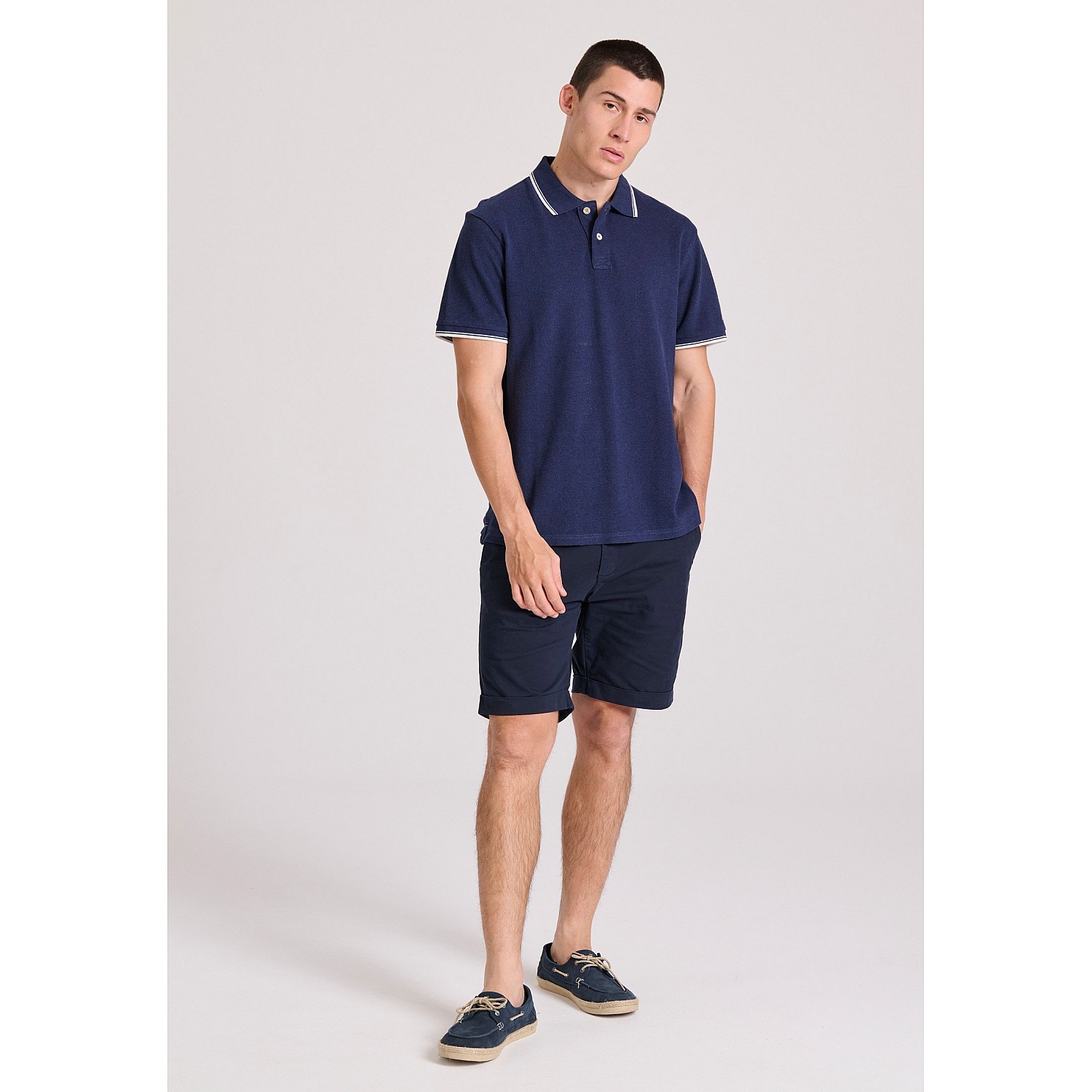 FUNKY BUDDHA Ανδρική Μπλούζα Polo FBM009-004-11
