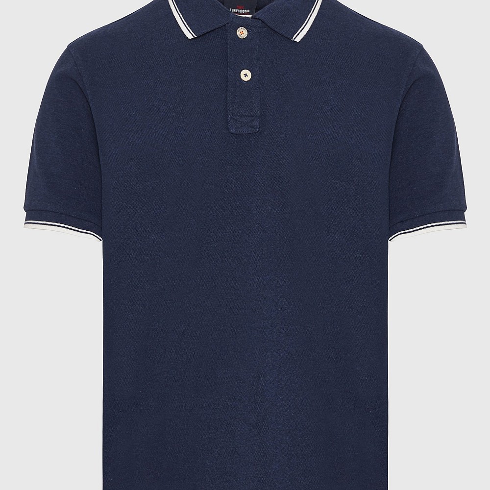 FUNKY BUDDHA Ανδρική Μπλούζα Polo FBM009-004-11