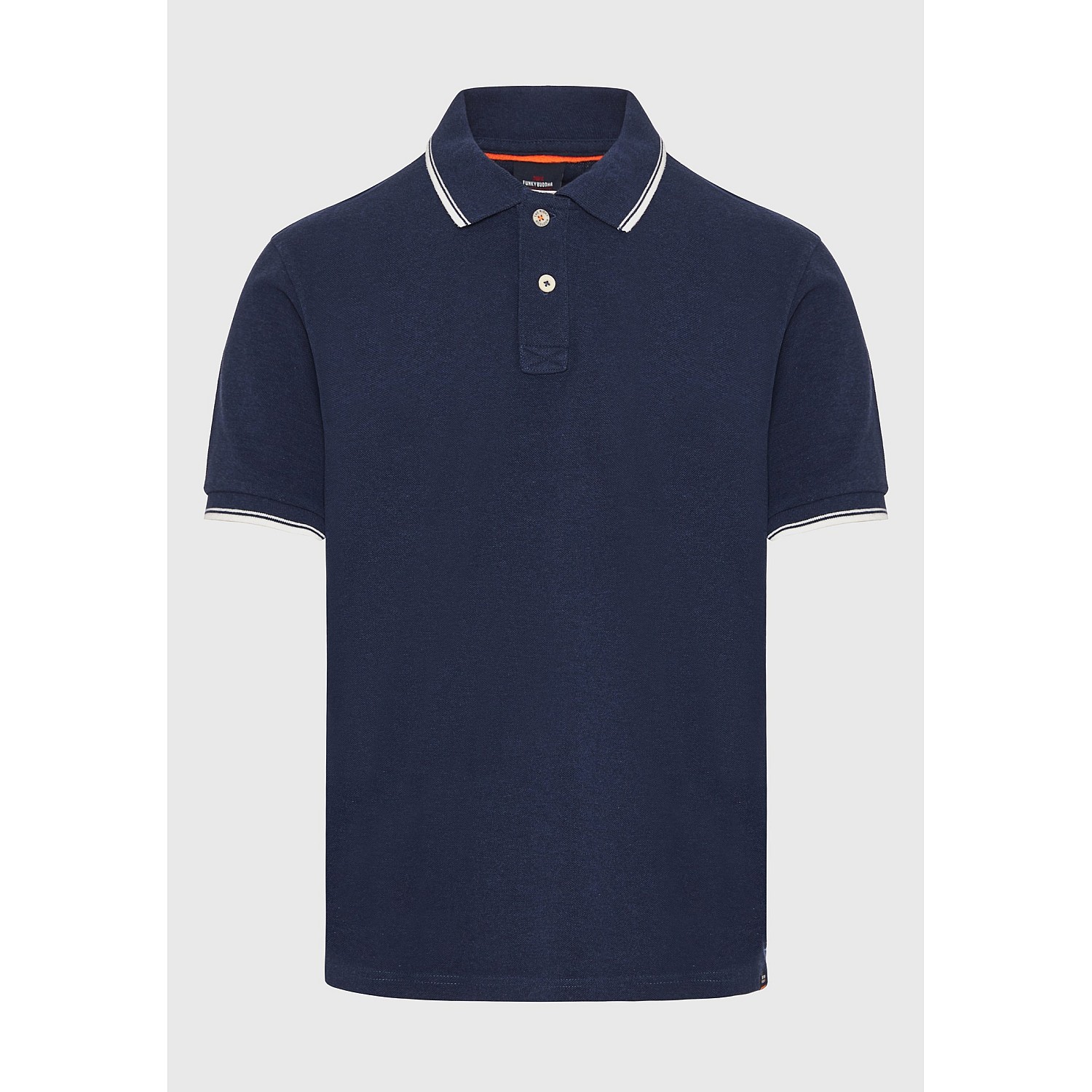 FUNKY BUDDHA Ανδρική Μπλούζα Polo FBM009-004-11