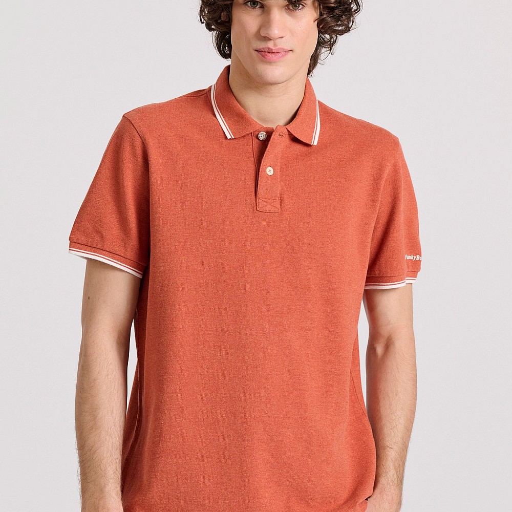 FUNKY BUDDHA Ανδρική Μπλούζα Polo FBM009-004-11